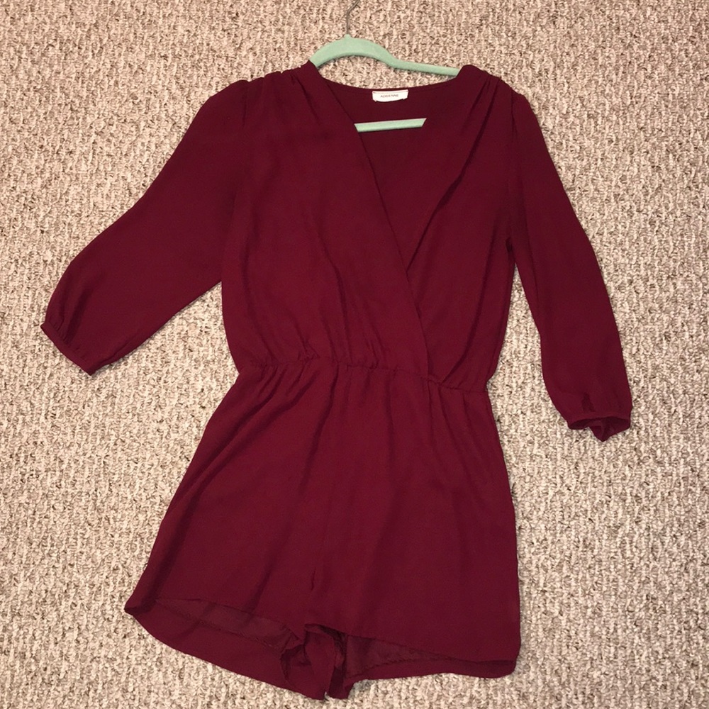 MAROON ROMPER